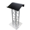 ProX XT-LECTERN24 BL Truss Lectern 24" Black Powder Finish Aluminum Fits F34 w/ 4x Punched for D-Series Connectors