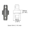 ProX XT-SPMM30 Spacer 30mm Male Coupler