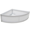 ProX XSA-2X2-8QR LUMOSTAGE™ 8-inch 2x2 ft Quarter Round Acrylic Stage Platform