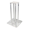 ProX F31 1m Aluminum DJ Totem Package with White Lycra Cover