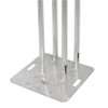 ProX F31 6.56ft Truss Totem Package with White Lycra Spandex Covers