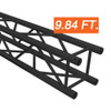 Global Truss SQ-4114 F34 9.84ft Black Square Truss Segment
