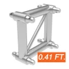 Global Truss SQ-29125P 0.41ft F34 Square Truss Segment