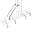 ProX XT-DCS59 59 Inch (149.86cm) Single Truss Tube W-Clamp and Hinge on Each End | 2 Inch | 2mm Wall