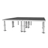 ProX XSU-8X8PKG 8x8 Portable Stage with Adjustable Legs