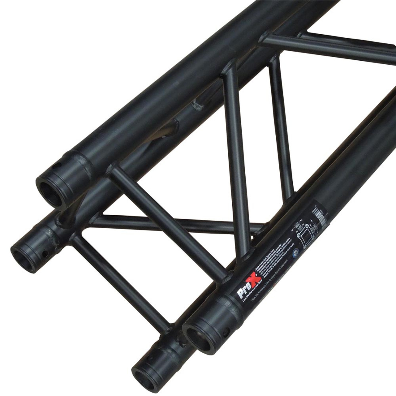 ProX XT-SQ328BLK 3.28ft - 1.00m F34 Segment Black Powder Coated-2mm Wall