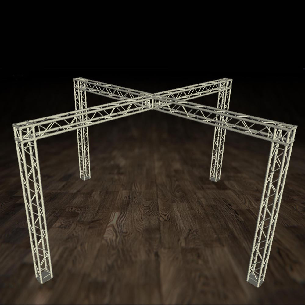 ProX XTP-EX2323-11 Truss Exhibition Module Package X Square Layout