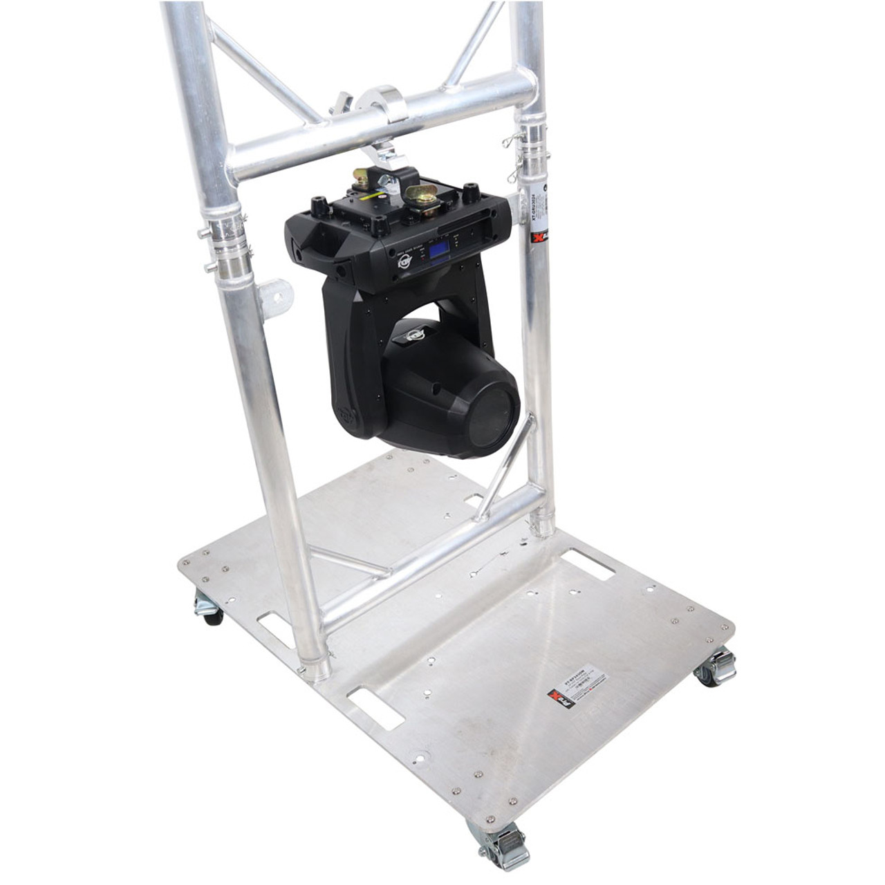 ProX XT-GRU-PKGX2 Truss Modular 2X Rapid U Grid Dual Package for Lighting - Moving Heads W-Rolling Aluminum Baseplate-Black Finish
