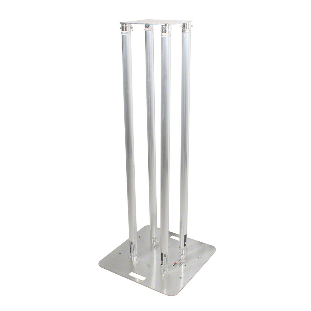 ProX 6.56ft F31 DJ Truss Totem Package Set of Two with White Scrim Covers