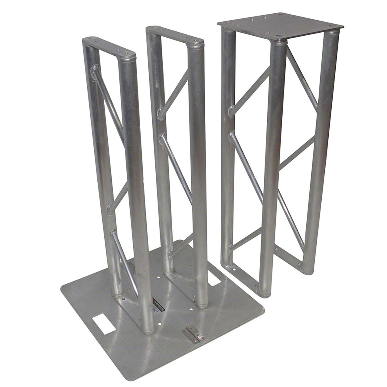 ProX Flex Tower Totem Package with ATA Flight Case, Adjustable 3.3'H - 6.6'H