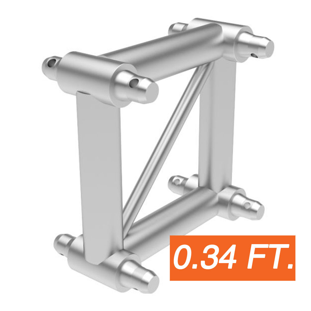 Global Truss SQ-29105P 0.34ft F34 Square Truss Segment