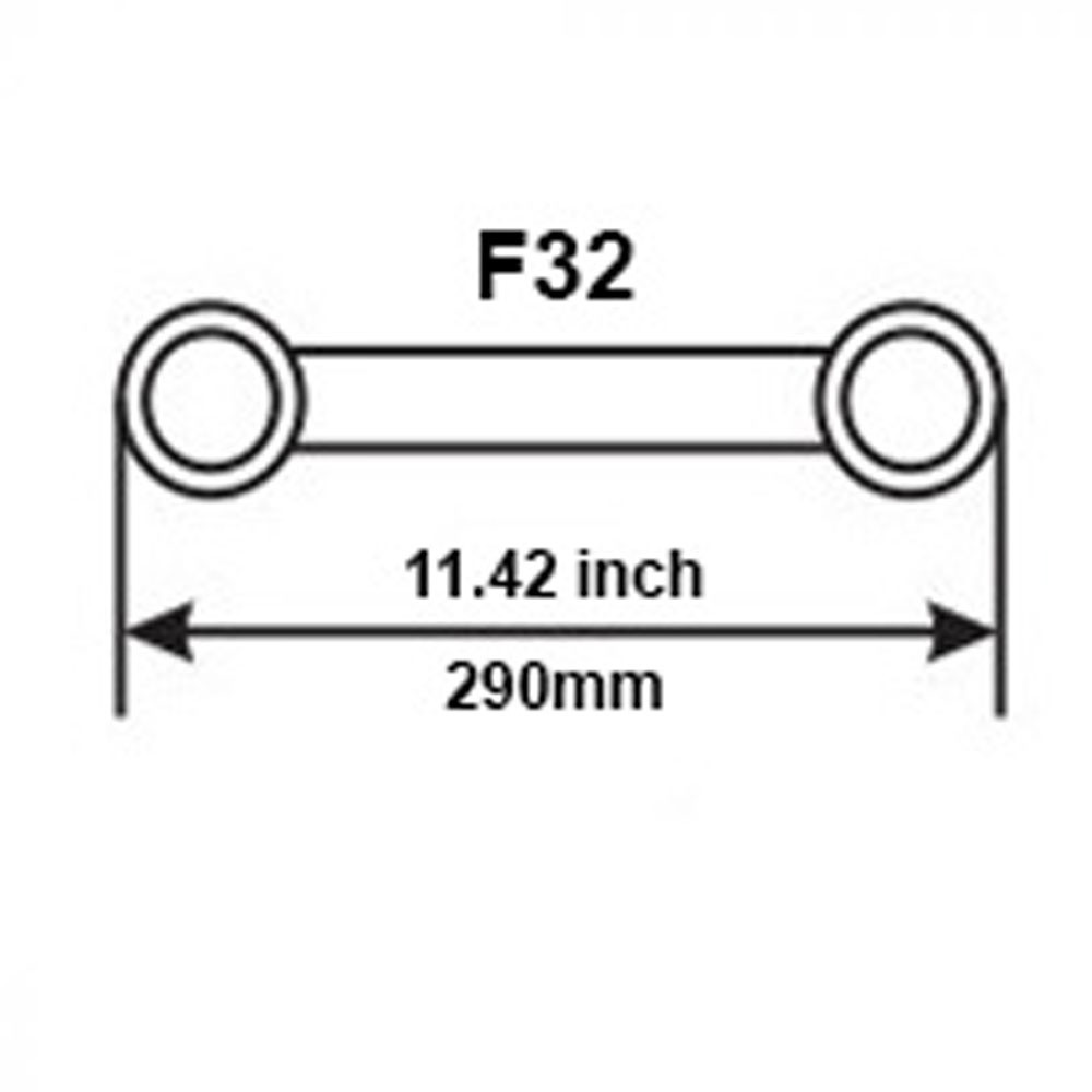 ProX XT-F32-656 6.56 Ft. (2.00m) F32 I-Beam Segment Truss 2mm Wall