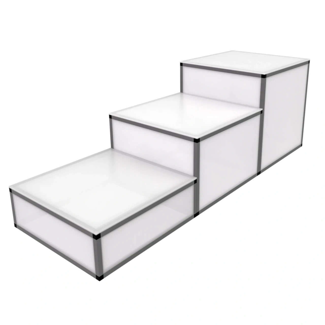 ProX XSAP-3Tier-81624 3-Tier Acrylic Stage Platform