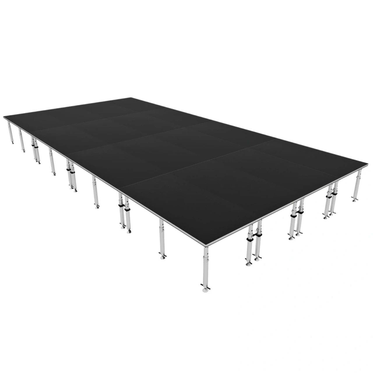 ProX XSQ-16X32PKG48 16x32 ft Adjustable Portable Stage