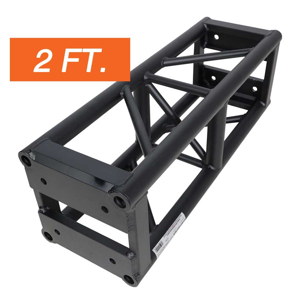 ProX XT-BT1202 BLK 2 Ft BoltX 12 Inch Black Box Truss Segment