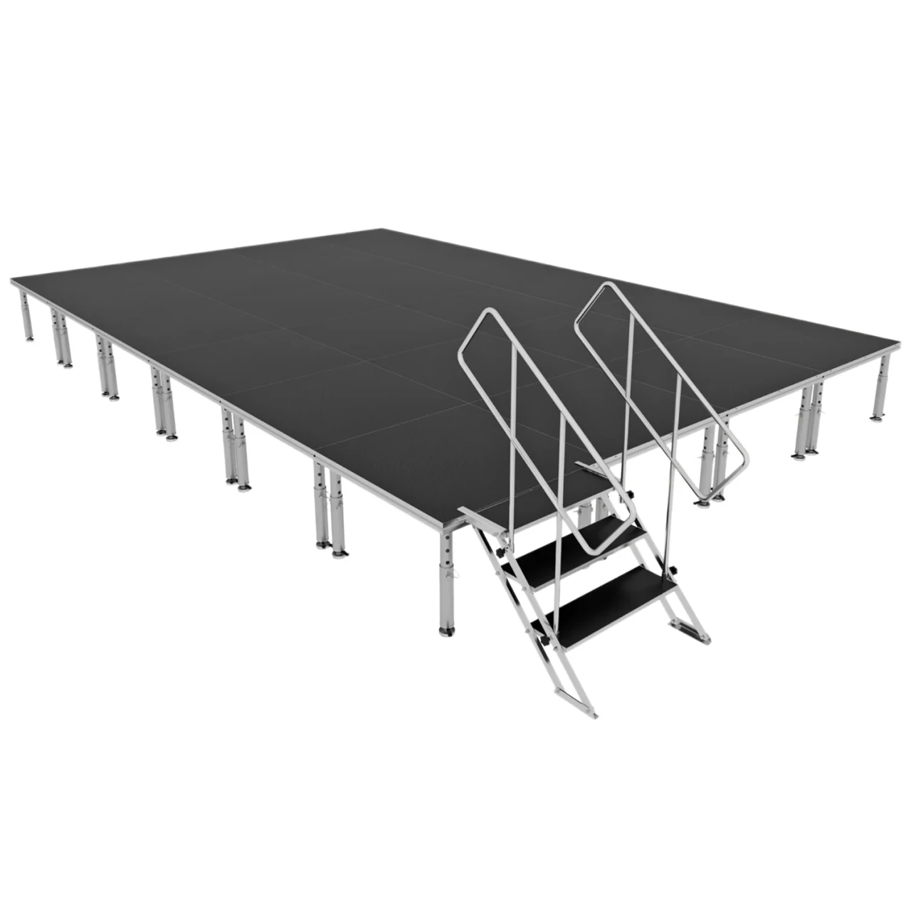 ProX XSU-PKG16X24-4X4ST3 16x24 Portable Modular Stage