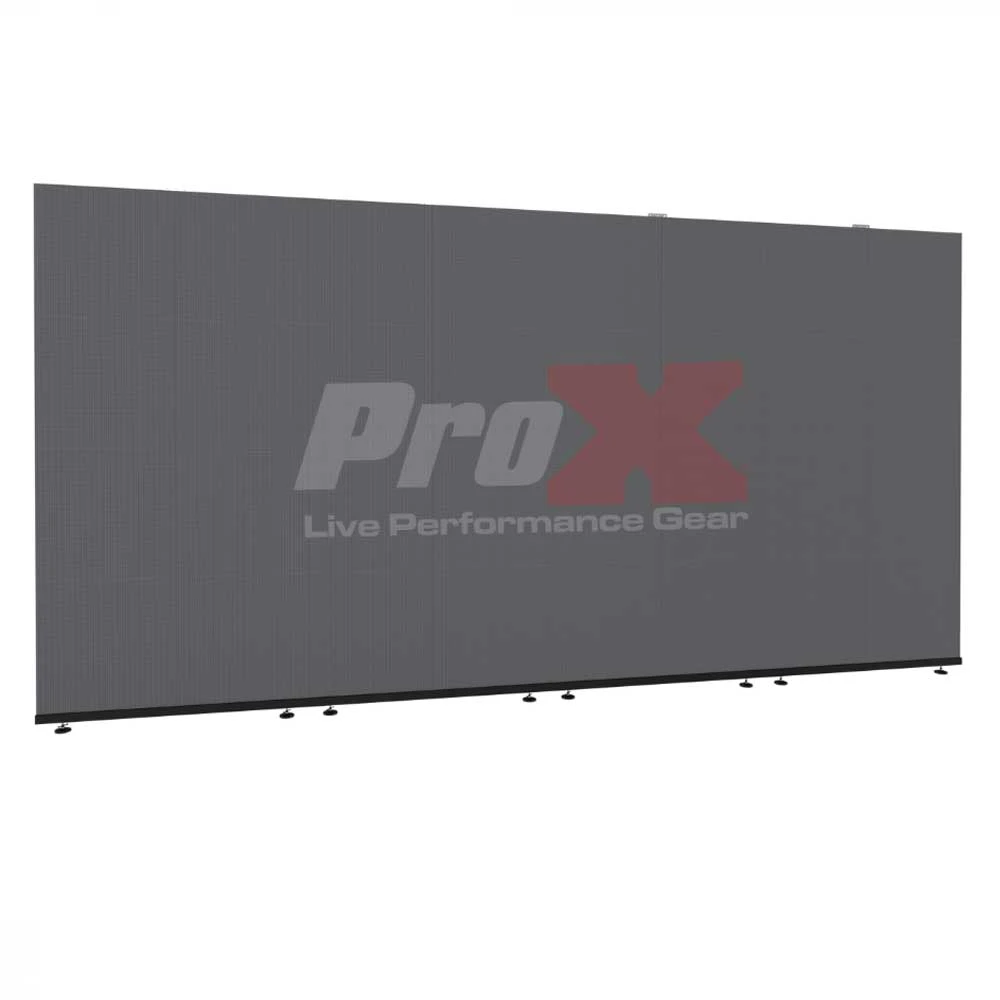ProX Black LED Video Wall Ground Support System For Concerts And Live Event Production