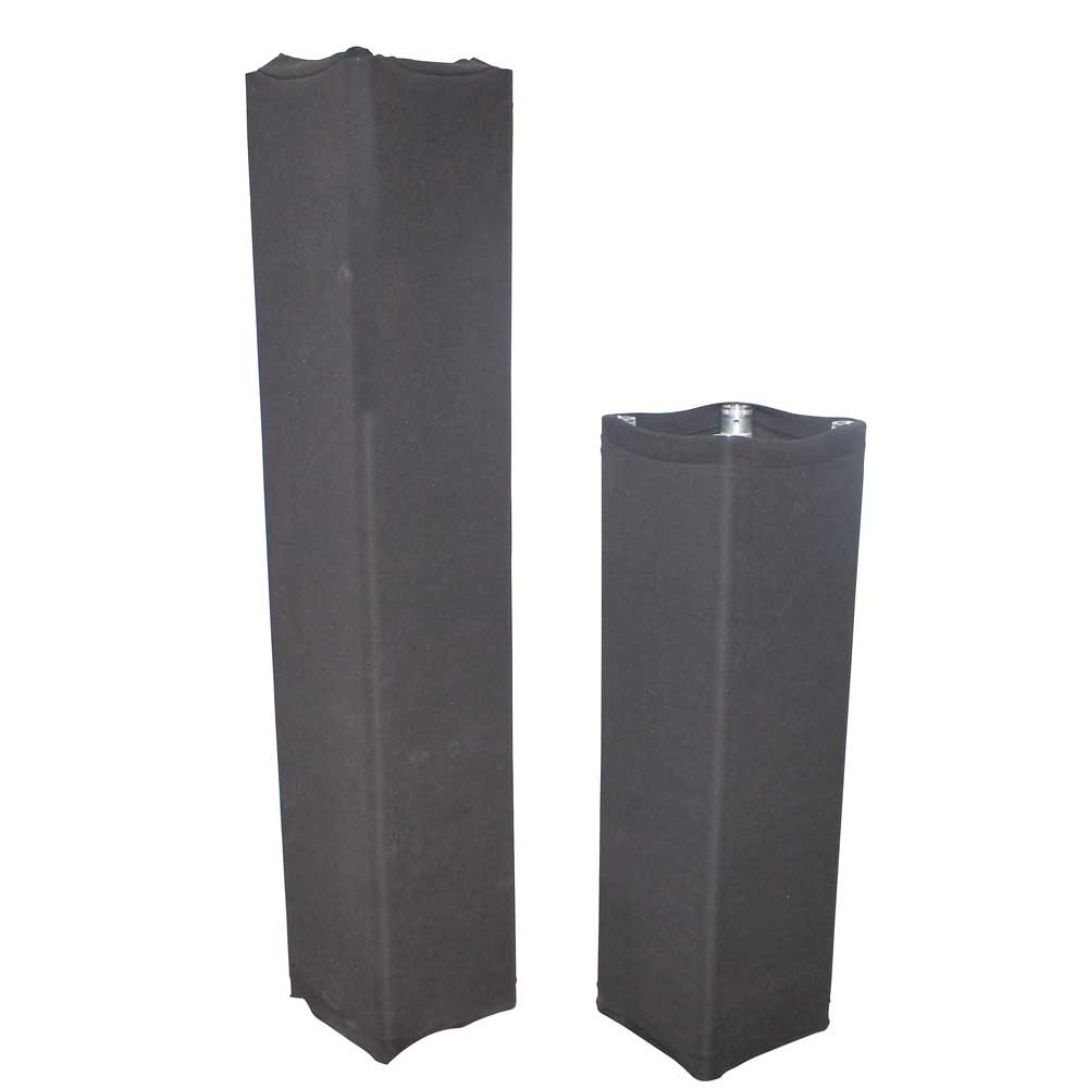 ProX black 1 meter scrim sleeve for 12-inch square box truss