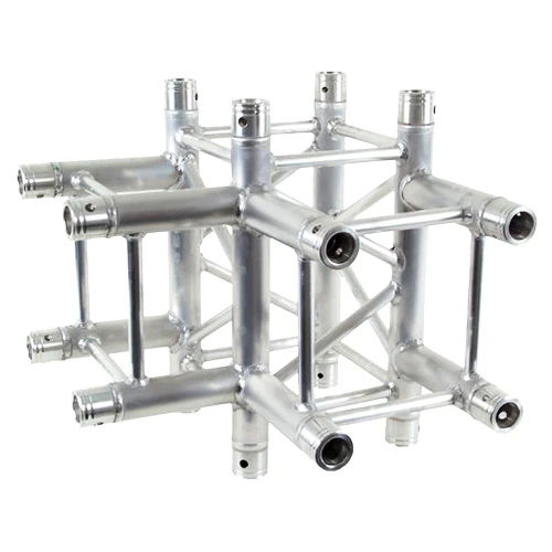Global Truss SQ-4128 F34 4-Way 90° Square Truss Corner