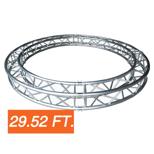 ProX XT-CSQ2952-45 Circular Square Frame Truss 8 Segments 29.52 FT 9m F34 Style