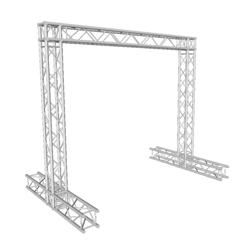 ProX KT-SQ8X8DISPLAY 8'x8'ft K-Truss Economy Truss Segment Outdoor Banner Display Package