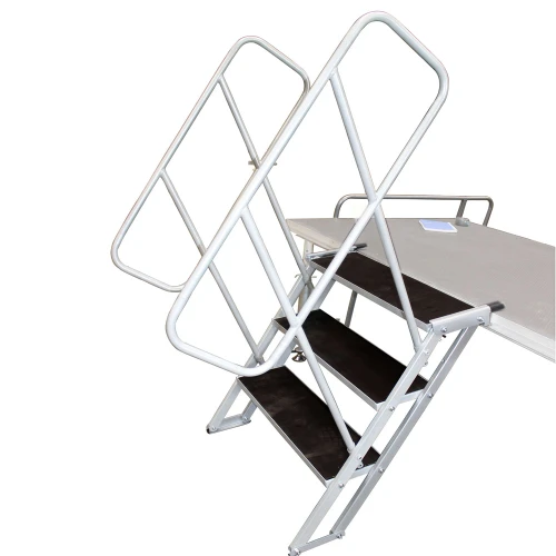 ProX StageQ XSQ-ST3 heavy-duty portable stage staircase