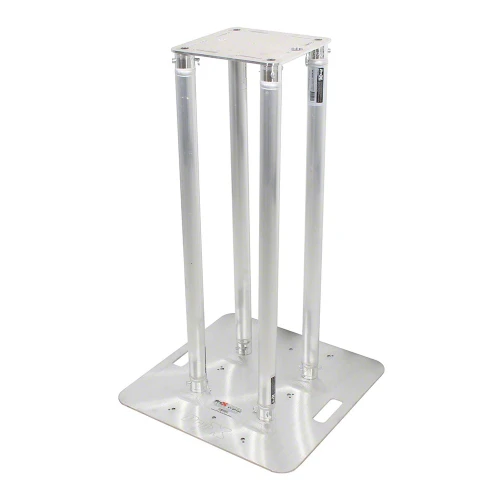 ProX F31 1m Aluminum DJ Totem Package with White Lycra Cover