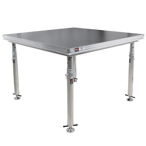 ProX XSQ-2X2MK2 StageQ MK2 2 x 2 Ft. Single Portable Stage Unit Height Adjustable from 28 to 48 in.