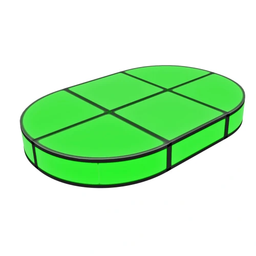 ProX XSAP-6X4-8RC 6x4 Acrylic DJ Stage Platform