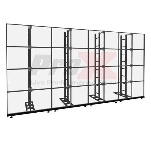 ProX XTP-GSLED4X200BLK LED Video Display Panel Ground Support System 4M Wide x 2M High Black