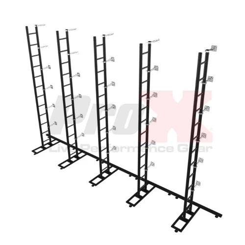 ProX XTP-GSLED5X300BLK LED Ground Support System With Five Stabilizing T-Bases