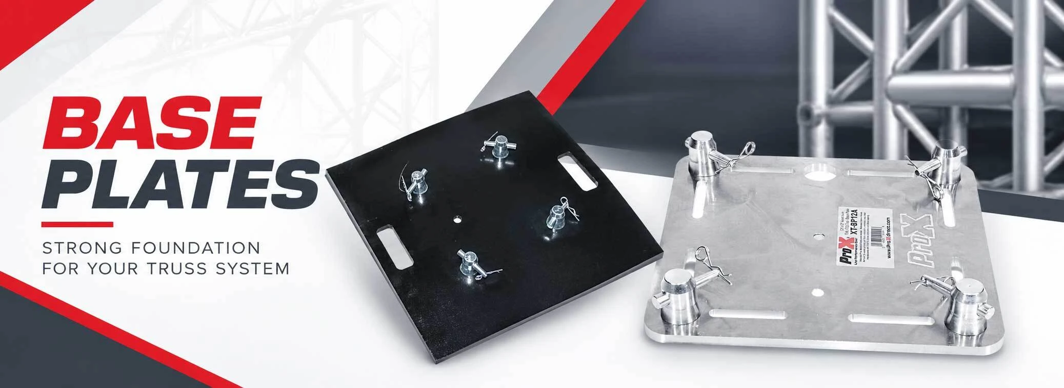 Professional Truss Base Plates for Stage and Event Truss Systems