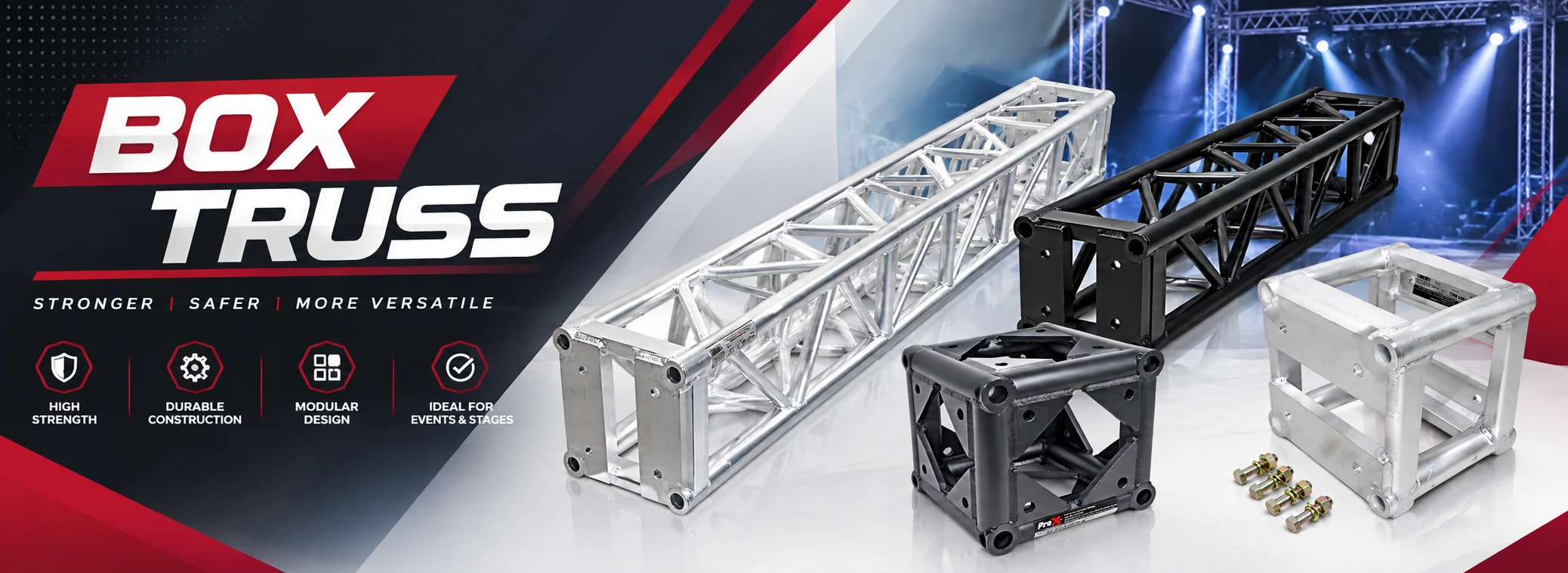 Professional 12 Inch Box Truss for Stage Lighting