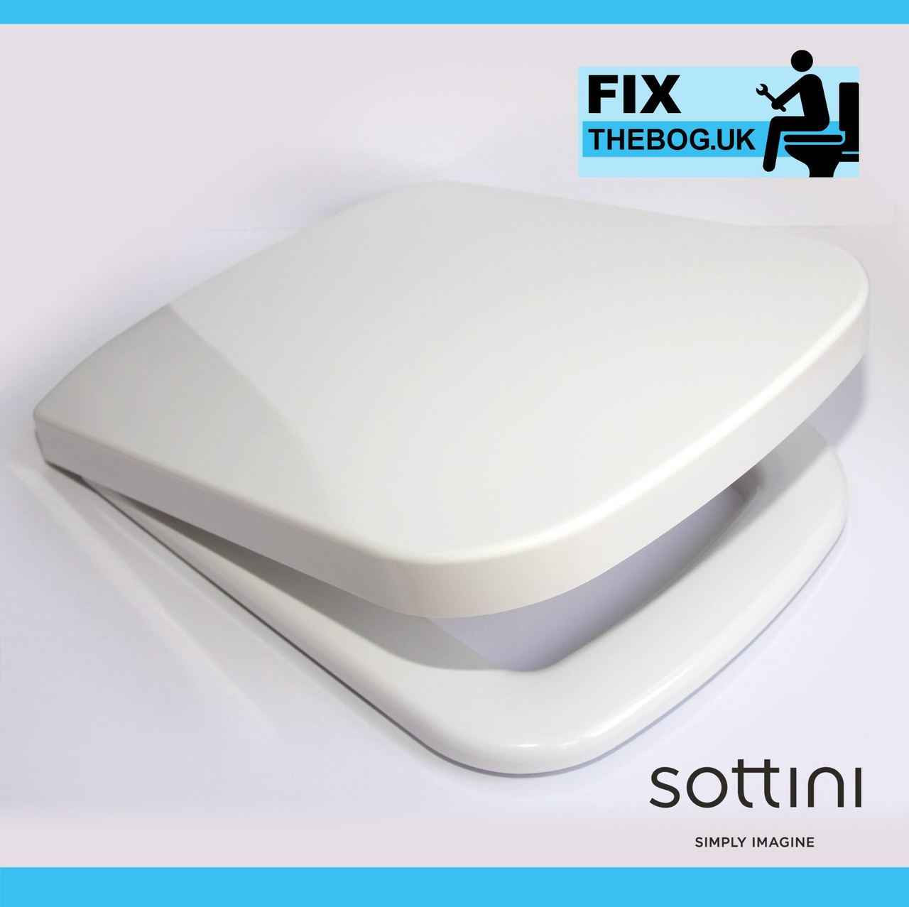 Ideal Standard Sottini Celano Toilet Seat and Cover For J453601 C/C