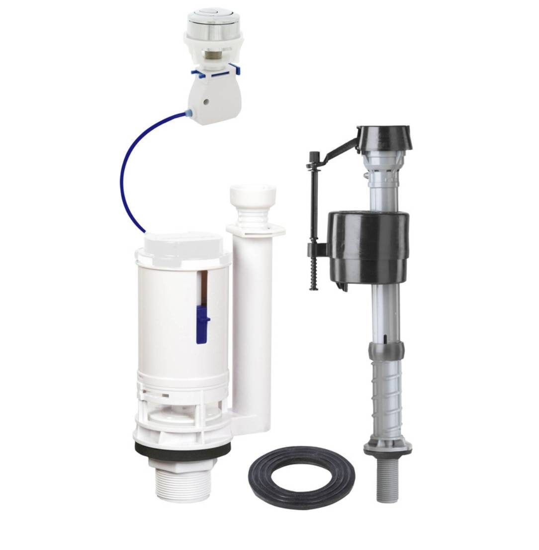 Fluidmaster 4550073 Fluidmaster Dual Flush Push Button Cistern Pack