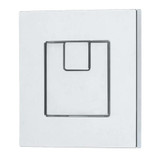 327734 Dudley Piazza Square Dualflush Push Button 73.5mm FTB12760 Enter EAN number / Barcode