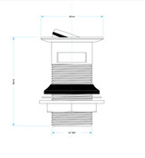 Viva Swivel Slotted Basin Waste BW005 FTB127800 5060262731505