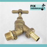 FixTheBog‚Ñ¢ Garden Tap Kit - easily fit a new hose tap with check and isolation valve FTB2577 5055639133686