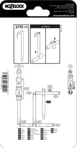 Hozelock 2770 Supply Tube Stake 13mm (10 pack) FTB12999 5010646060523