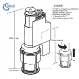 Ideal Standard Genuine SV92667 DUAL FLUSH VALVE Berkeley Reprise Alto ORIGINAL FTB004_ORG 5055639104204