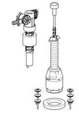 Grohe 43907PI0 Conversion Kit convert Villeroy and Boch FTB13386 4005176177545