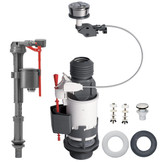 Wirquin 10120673 Jollyflush Cistern Refurbishment Kit with Dual Flush Valve and air gap Inlet Valve replaces 14010402 upgrade kit for DIY fit FTB13390 5017134148671