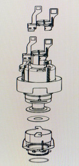 Oliver / Oli Evo  mechanical flush valve 033125 OL0033125 FTB13391 5604005565813