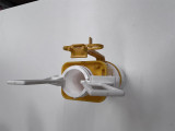 VITRA dual flush valve for a concealed cistern 437163YP yellow and white no basket FTB13399 5055639132443