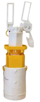 VITRA dual flush valve for a concealed cistern 437163YP yellow and white no basket FTB13399 5055639132443