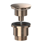 Viva Brushed Copper Universal Clicker Basin Waste BWUNI/BC FTB13155 5060262731864