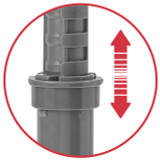 Wirquin 1/2 Inch Telescopic Inlet Valve JollyFill Air 10120687 10120029 FTB13131 5017134148817