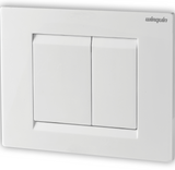 Wirquin ESSENTIAL Dual Flush Plate – White (55720347)