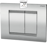 Wirquin ESSENTIAL Dual Flush Plate – Shiny Chrome (55950009)