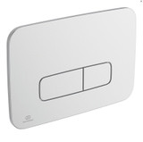 Ideal Standard Oleas P3 Matt Chrome Pneumatic Dual Flush Plate R0124JG FTB14209 3391500580442 Ideal Standard Oleas P3 Matt Chrome Pneumatic Dual Flush Plate R0124JG FTB14209 3391500580442